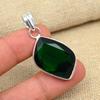 Solid 925 Sterling Silver Chrome Diopside Gemstone Handmade Charming Pendant Jewelry