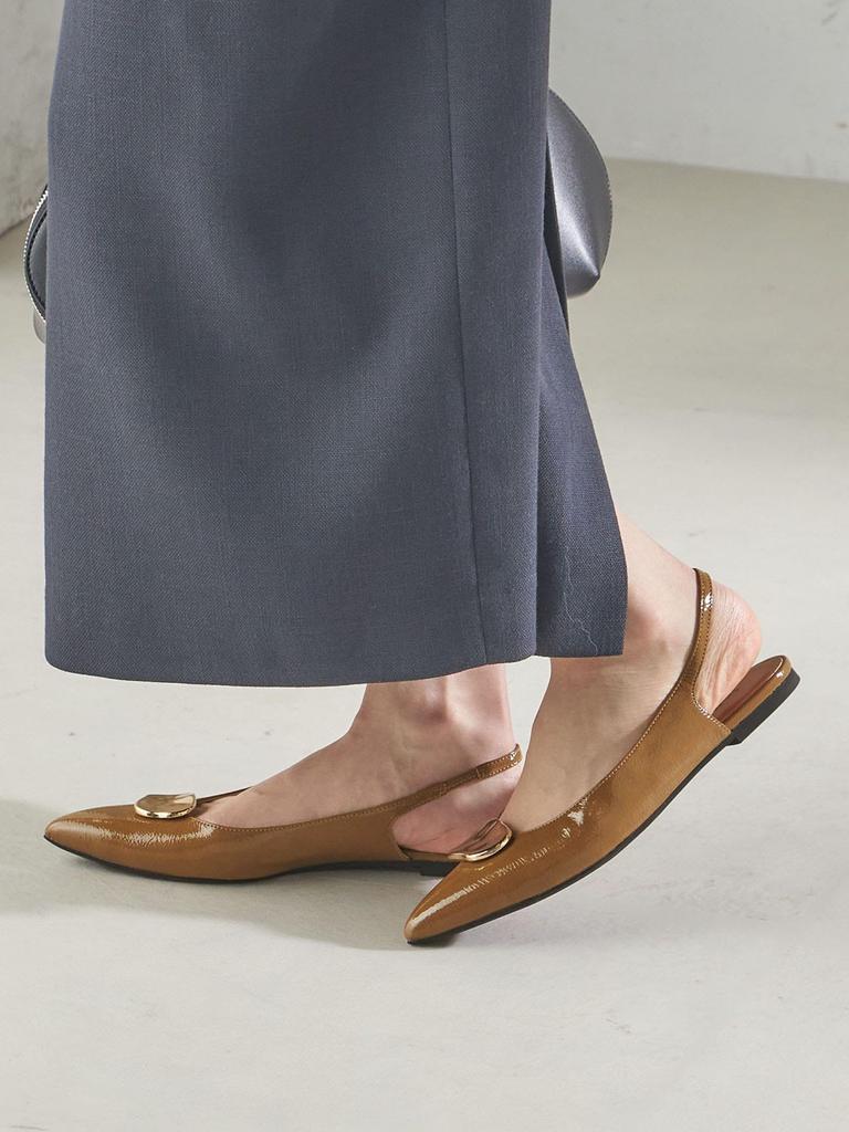 SHIPS для женщин Туфли 2way Buckle Slingback Flat Shoes 315500108 Camel [Ships Women] 37(24см)