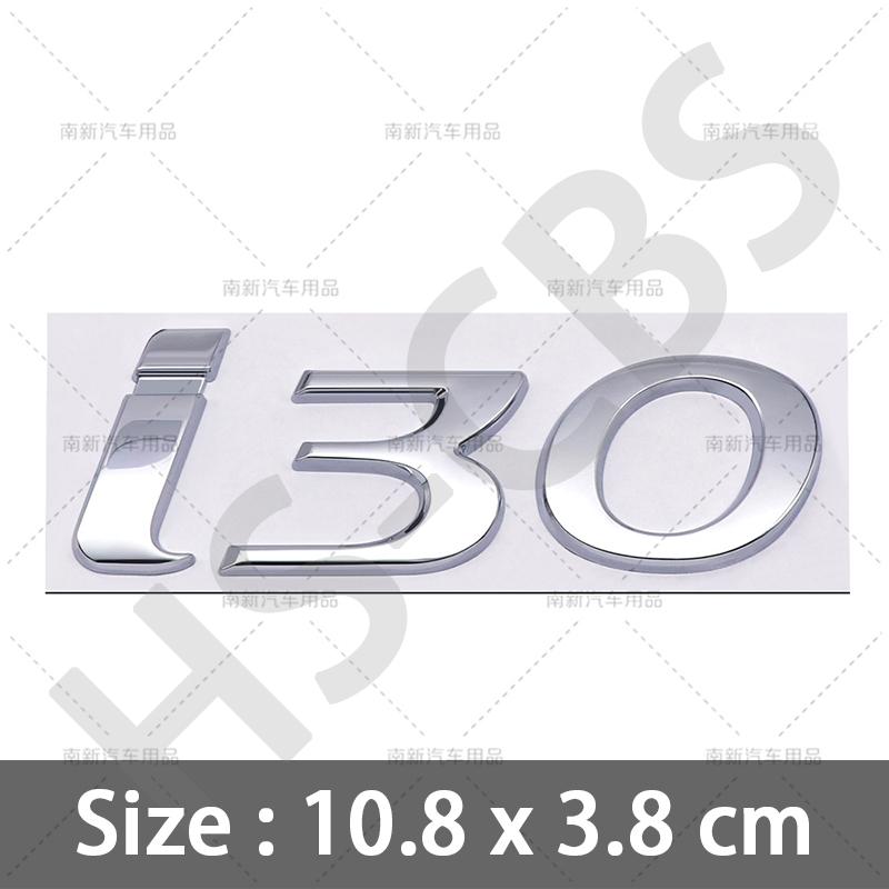 3D Хромированный Металлический Автомобильный Стайлинг I10 I20 I30 I40 Буквенный Значок Задняя Наклейка на Багажник Для Hyundai Логотип Шильдик Наклейки Авто Аксессуары