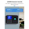 Biometric Fingerprint Attendance Machine Electric Time Clock USB Recorder with Offline Staff Data Management System