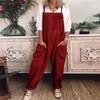 Womens Plus Size Overalls Casual Loose Dungarees Romper Baggy Playsuit Jumpsuit