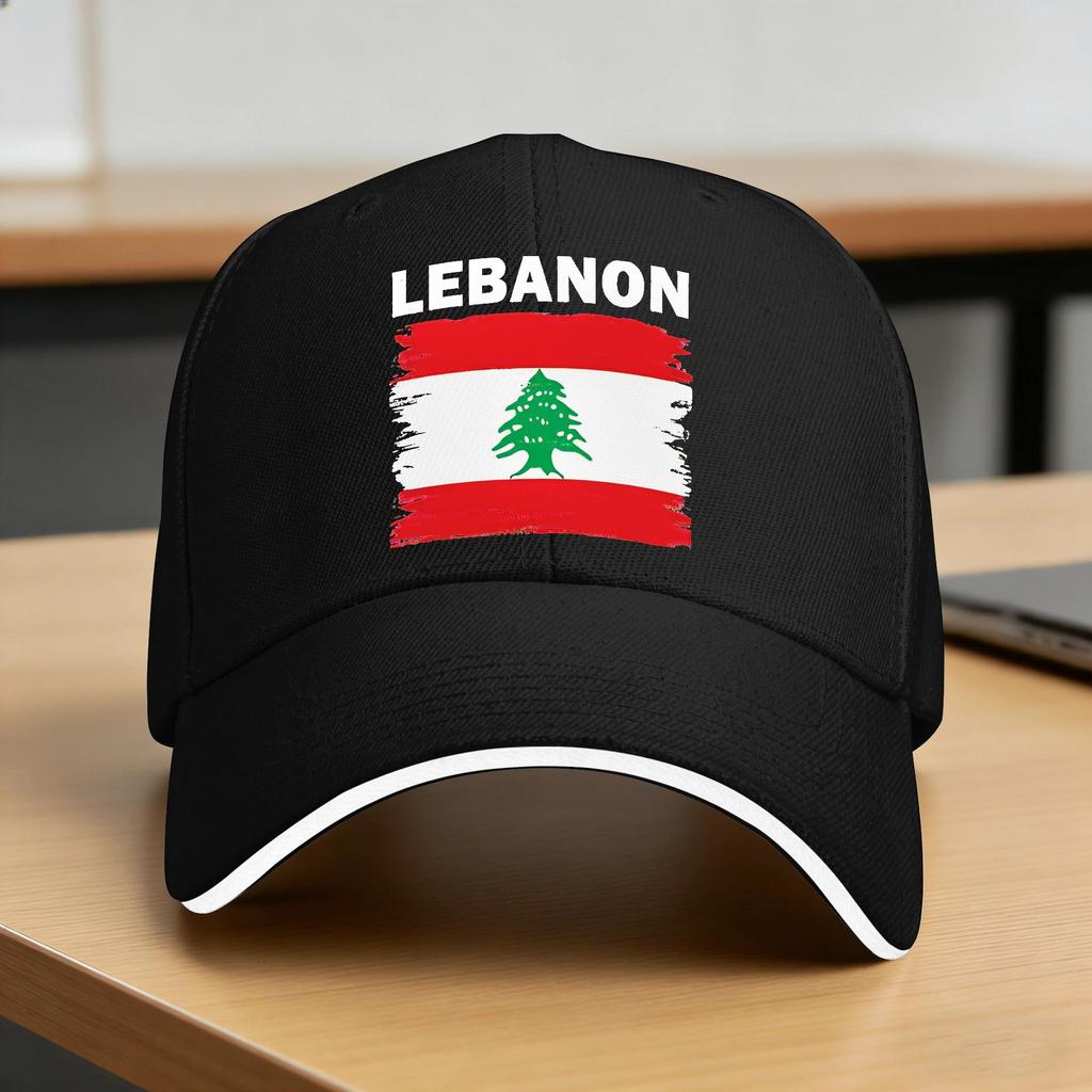 Summer Lebanon Flag National Baseball Cap Outdoor Sports Trendy Custom Logo Sun Hats Unisex Men Breathable Baseball Caps