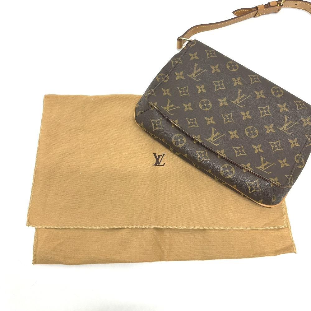 Louis Vuitton M51257 MusetteTango Короткая наплечная сумка Холст Монограмм Коричневый