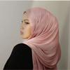Luxury Chiffon Hijabs Breathable Long Shawl Turban New Women Cool Satin Smooth Crepe