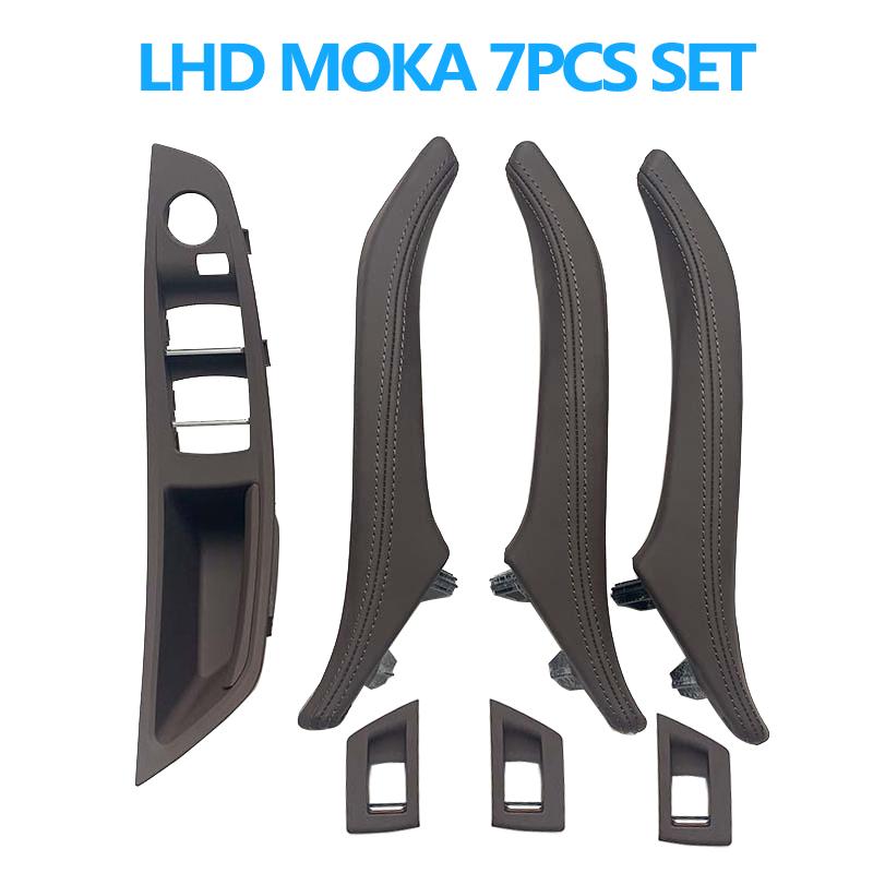 Комплект кожаных ручек для подлокотника со стороны водителя и пассажирской двери для BMW 5 серии F10 520 523 525 528 530