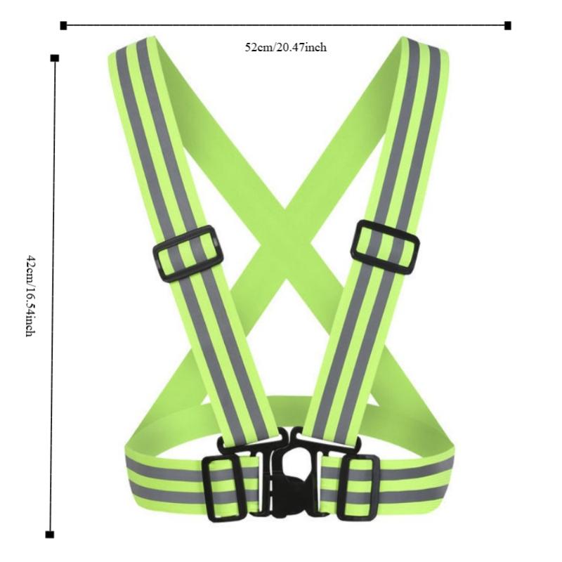 Traffic Road Warning Night Work For Running Reflective Vest Reflective Safety Jacket Men Workwear