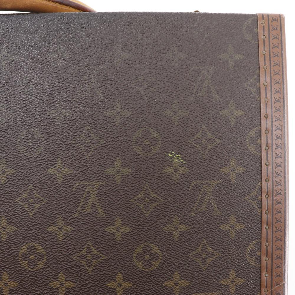 Louis Vuitton Президентский чемодан M53012 винтажный Портфель Коричневый Канва Monogram унисекс Б/у