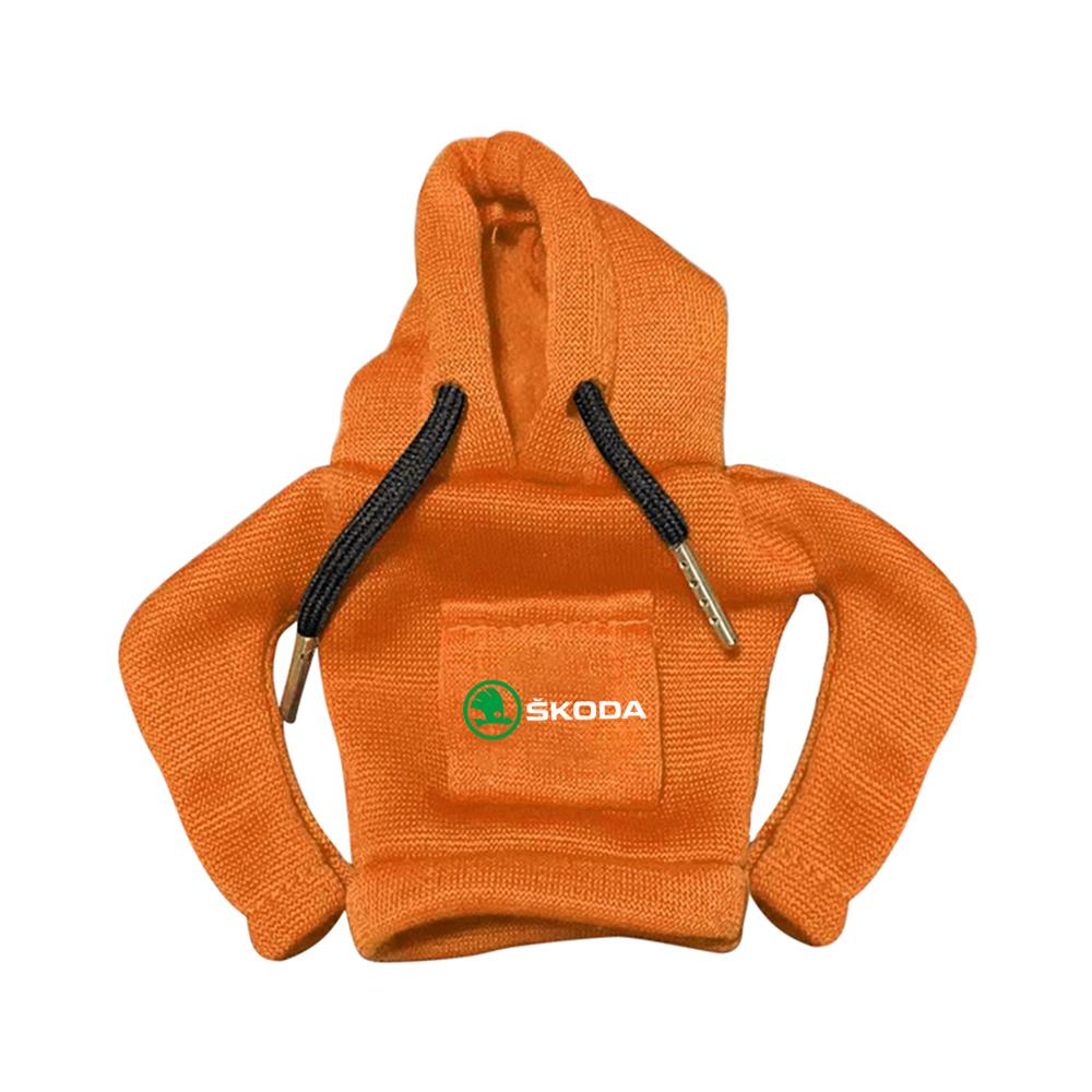 sfrab5 Gear Shift Knob Hoodie Cover Change Speed Lever Sweatshirt Car Gear Shift Cover for Skoda Rapid Fabia Octavia S VII Superb Karop