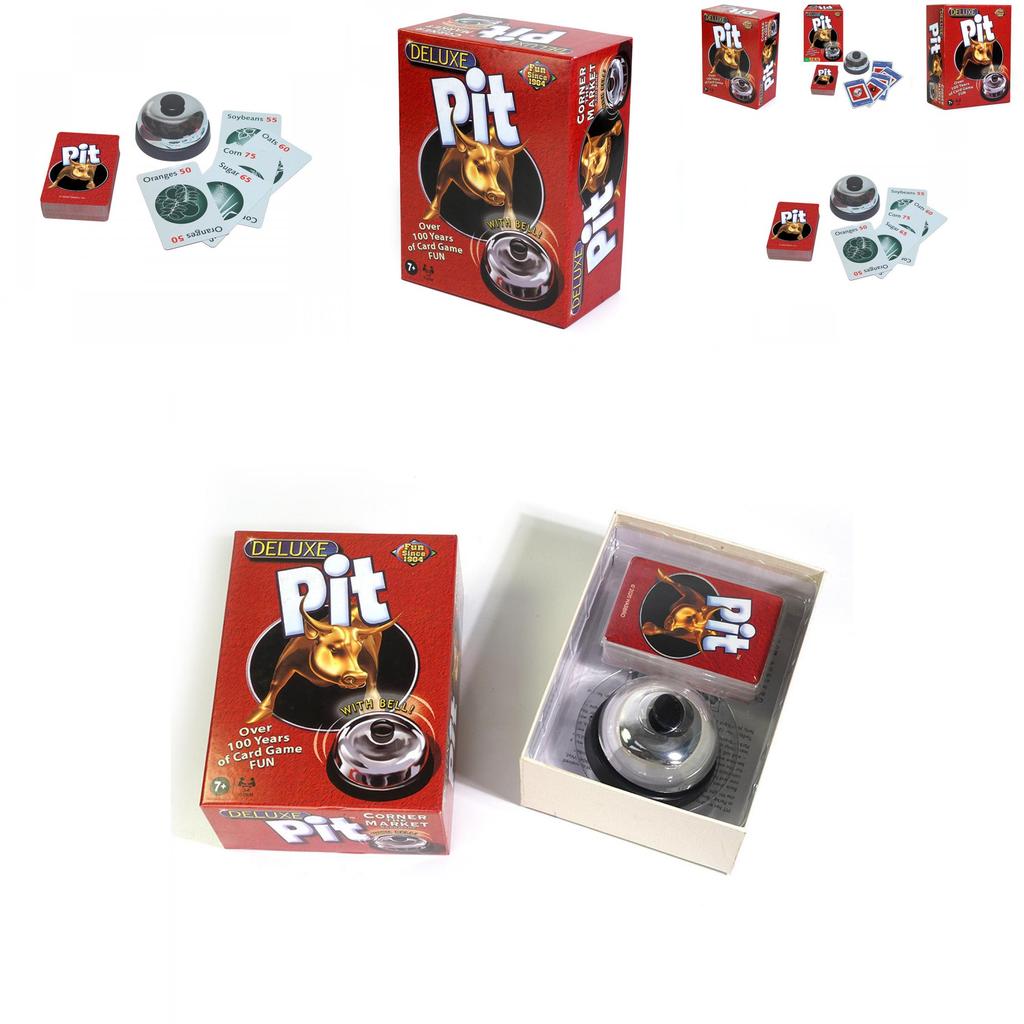Делюкс Пит Золотой Бык Карточная Игра для Семейных Посиделок и Детей от 7 лет