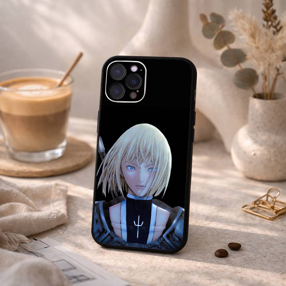 Classic C-Claymore Claire Phone Case For iPhone17,16,15,14,13,12,Plus,Pro Max, 5G Others Soft Black Cover