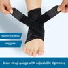 Поддержка голеностопного сустава для компрессии при растяжениях, с открытой пяткой, регулируемые ремни для восстановления, стабилизирующая повязка для ахиллова сухожилия