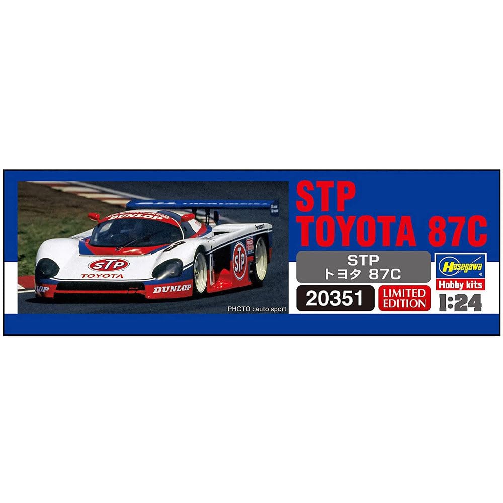 Hasegawa STP Toyota 87C Plastic Model 20351 1/24