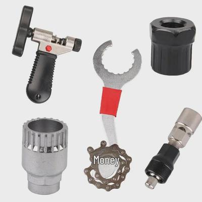 Набор инструментов для ремонта велосипеда из нержавеющей стали: Цепной резак, съемник центрального вала, усилитель вылета карт.