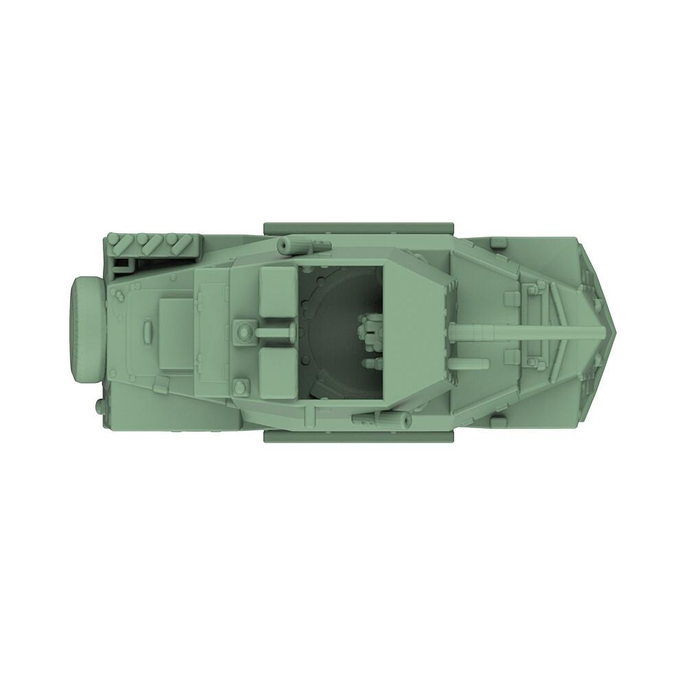 SSMODEL 1/200 Набор военной модели Британский легкий танк SARC MkIVa
