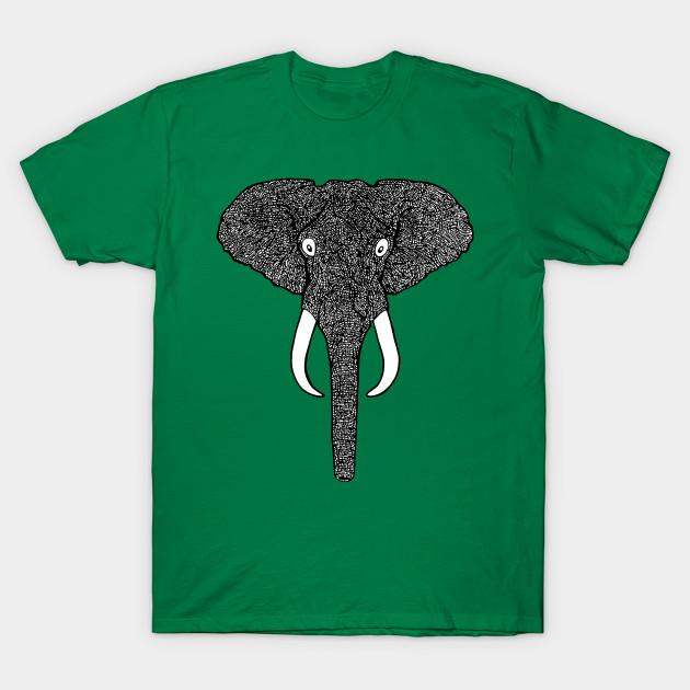Unisex Fashion TShirt Elephant Print TShirt Plus Size XS-6XL T-Shirt 100%Cotton Tops O Neck Short Sleeve Tees