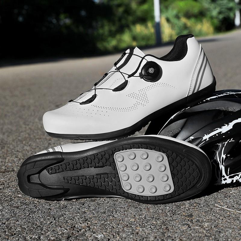 Senge Cycling Shoes Road Mountain Bikes - Clipless Flat Pedal Compatible Lightweight Stiff Sole Unisex