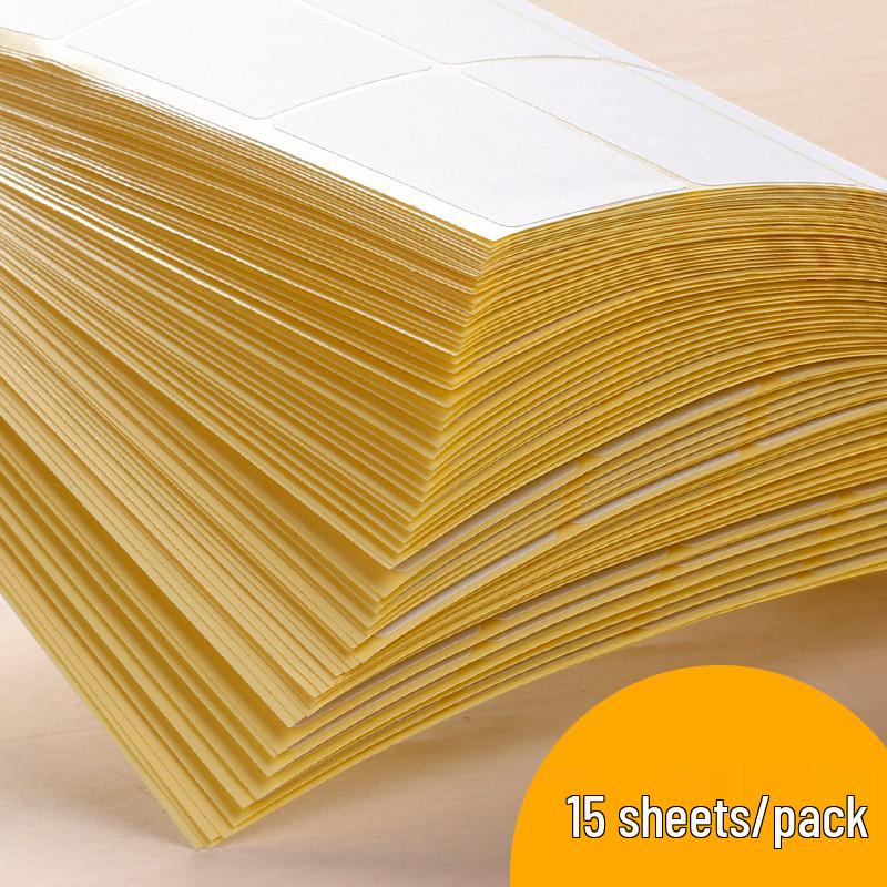 White Label Self-Adhesive Blank Stickers: Small Handwritten Price/Name Tags