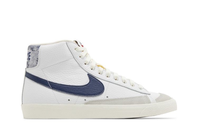 Men's Sneakers Nike Blazer Mid '77 White Midnight Navy Sail Gym Red White/Midnight Navy-Sail-Gym Red