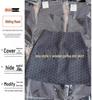 Slightly Chubby Girls' Polka Dot Woolen Half-Length Skirt - 2025 Spring/Autumn Korean Style, Elegant Fit, Retro Hip-Hugging Design