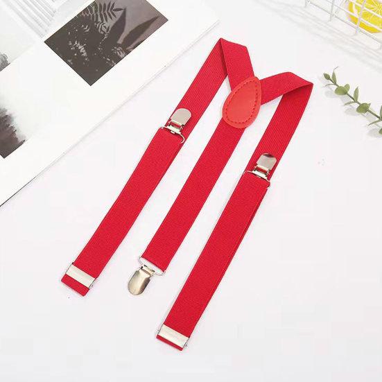 Подтяжки унисекс на эластичном ремне с Y-образной спинкой, однотонные нескользящие подтяжки для свадебного костюма, регулируемый ремень, вечерние повседневные аксессуары