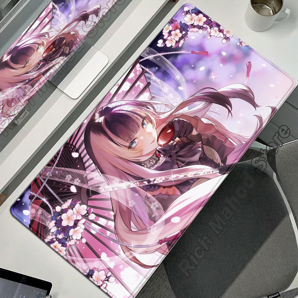 Anime Girl Desk Mat Juufuutei Raden Mouse Pad PC Cabinet Pad Gaming Accessories Gamer XXL Keyboard Tablemat E-Sports Carpet Rug