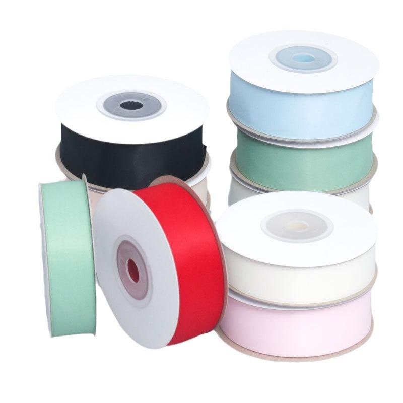 Crafting Elegant Double-sided Polyester Matte Ribbon Matte Fresh Bouquet Tie Ribbon Bow Gift Baking Packaging Ribbon Milk Ribbon Home Decoration