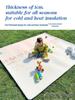 Foldable Waterproof Outdoor Picnic and Beach Mat - Portable, Moisture-Proof Camping Mat