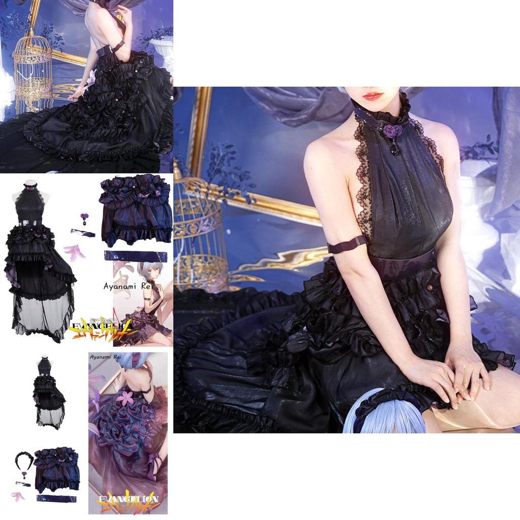 Идеальное платье для косплея Рей Аянами от Hua Zhi Yu