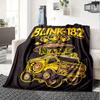 Blink182 Ufo Aliens Van Four Seasons Blanket Customized With Your Name Lightweight And Warm Perfect Gift For Home Office Camping Sofa Travel Beach