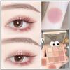 Nine Color Eye Shadow Plate Matte Apricot Milk Tea Brown Versatile Retro Color