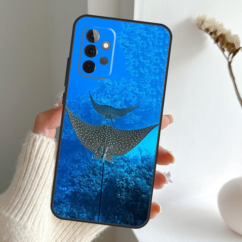 Чехол для телефона Animal Manta Ray для Samsung Galaxy A51 A71 A12 A22 A32 A52 A72 A13 A23 A33 A54 A53 A34 A73 A21S A52S