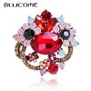 Christmas Brooch Beauty Flower Corsage for Women Kids Sweater Hijab Pins New Year Gifts