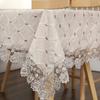 Cotton Embroidery Lace Flower Tablecloth for Home Wedding Room Decor Table Cloth Plaid Table Cover Christmas Decoration