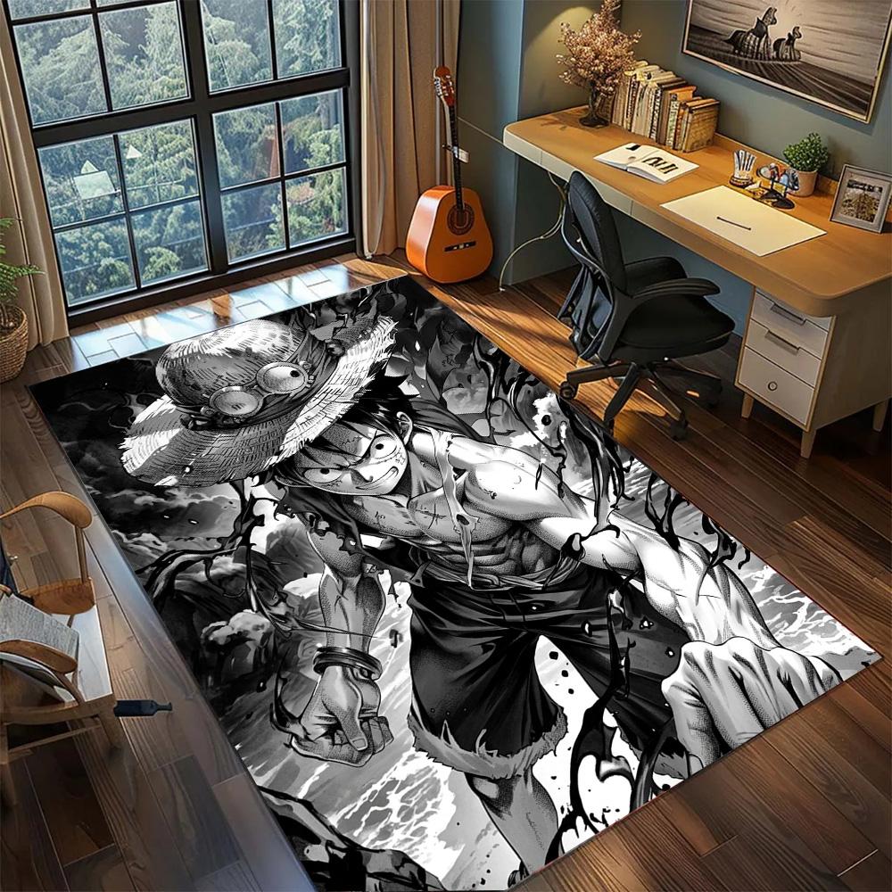 One Piece!Rug Carpet Large Area Rug Non Slip Washable Floor Mat Gamer Room Bedroom Home Decor