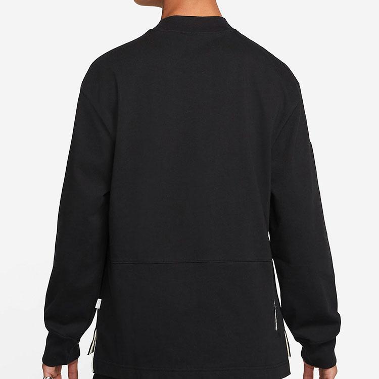 Nike Футболки Унисекс Черные С воротником-стойкой Средняя Прямой крой DD7029-010