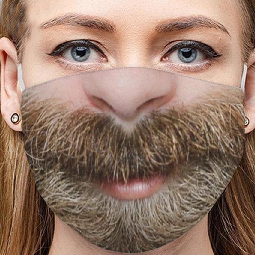 Маски для лица с весёлым принтом