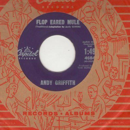 7inch Record ANDY GRIFFITH - Flop Eared Mule / A Good Man Is Har 4684 Capitol Records 1962 US Pop Used