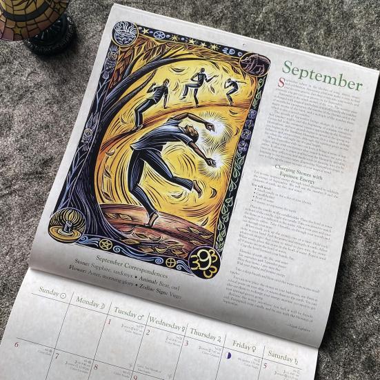 2026 Календарь ведьм Год ведьмы Ежемесячный планировщик Магическая мудрость Астрологические данные Альманахи Ежедневник
