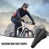 Чехол на велосипедное сиденье силиконовый водонепроницаемый седло противоскользящая накладка подушка для велосипедного сиденья для велоспорта на открытом воздухе путешествий приключений поездок на работу