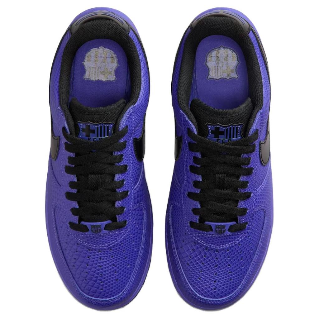 Kobe Bryant X FC Barcelona X Nike Air Force 1 Low Protro Persian Violet Unisex Sneakers Purple Black II7062-500