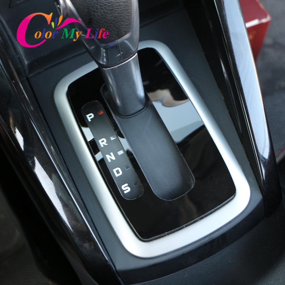 Внутренняя наклейка на панель переключения передач с головкой переключения передач для Ford Ecosport 2012-2016, автомобильные наклейки с левым рулем