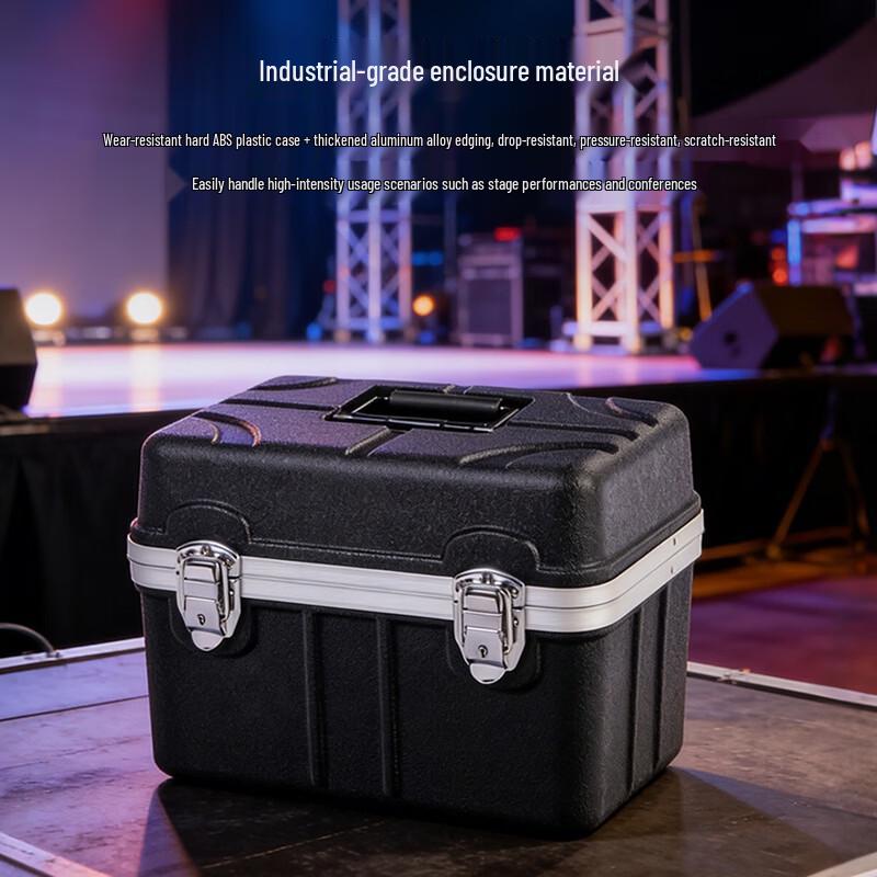 HuSiTe MIC-9 9-Capacity Wireless Microphone Flight Case