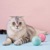 Красочные светодиодные умные электрические игрушки для кошек, волшебный шарик-ролик, USB, интерактивная игрушка-шар, самодвижущиеся, перезаряжаемые игрушки для кошек, мяч