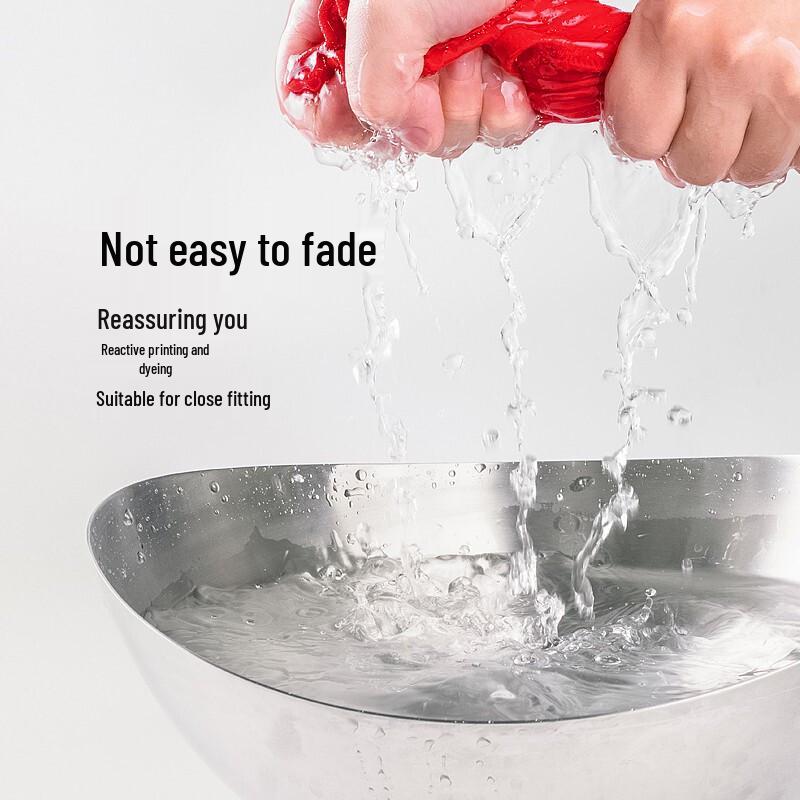 LANGSHA Мужские благоприятные красные хлопковые трусы-боксеры