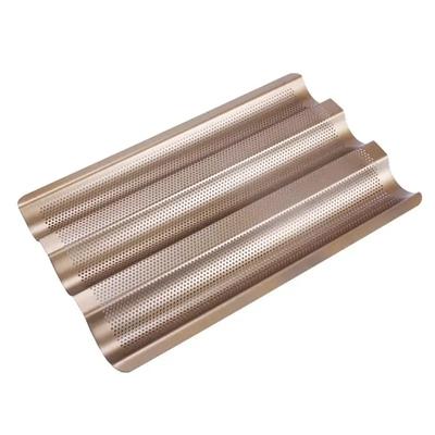 Бренд 100% пищевая углеродистая сталь 4 канавки 2 канавки волна французский хлеб противень для багета форма для выпечки кастрюля