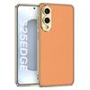 For Samsung Galaxy S25 Edge Case Electroplating TPU+PC+PU Phone Back Cover