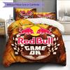 New York Red Bulls Pattern Bedding Home Decoration Birthday Gift (1 * duvet cover + 2 * pillowcase, without core)