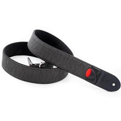 Ремни 5см ЧЕРНЫЕ RightOn! Ремень для гитары/баса, широкий, 80-145 см, DENIM-50