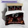 3PC Custom Name "Dragon Castle Fantasy Art" Bedding Set Printed Bedding Set Duvet Cover Closure Includes 1 Duvet Cover & 2 Pillowcases for All Seasons