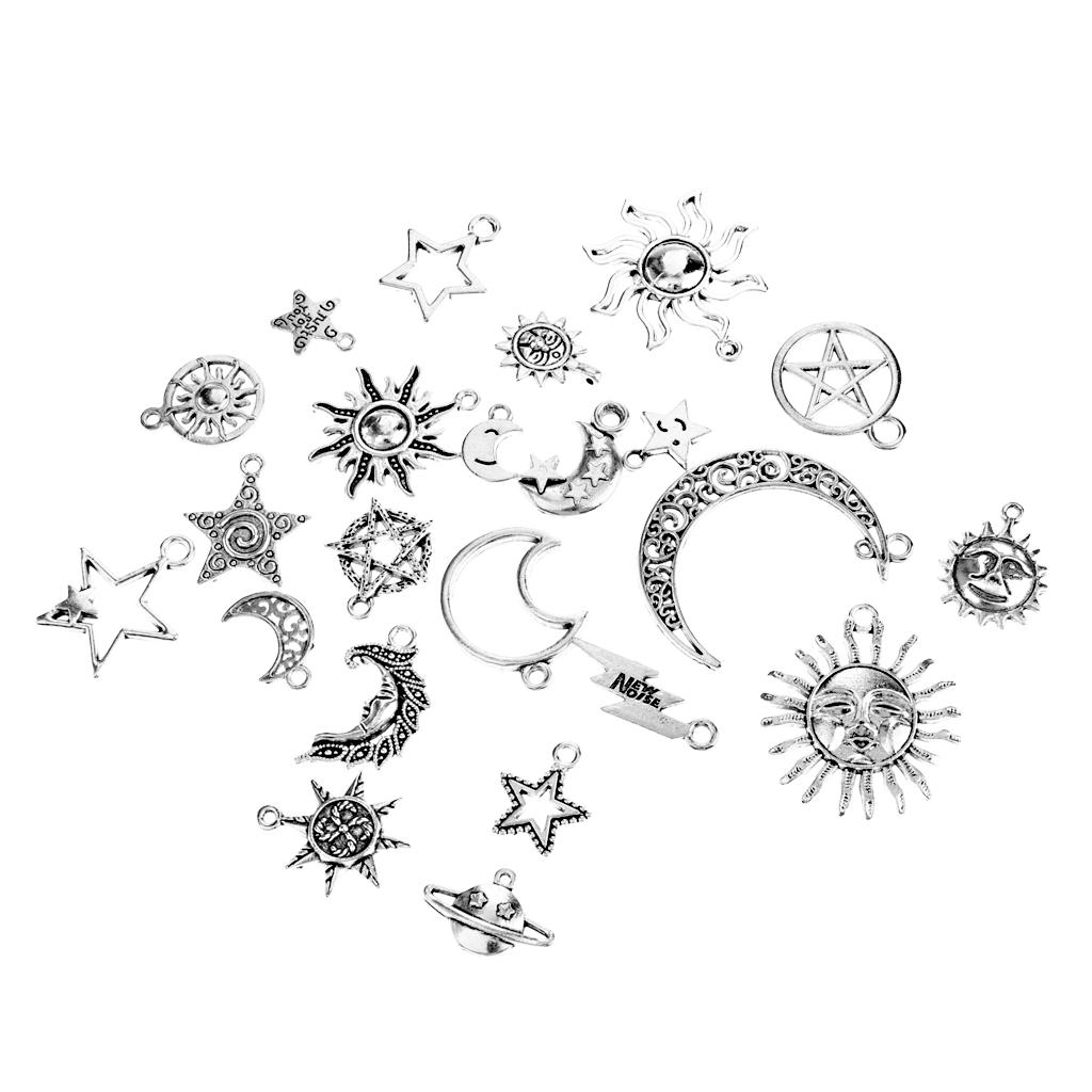 Пакет Sun Moon Star Шарм Подвеска для DIY Ожерелье Браслет Изготовление ювелирных изделий